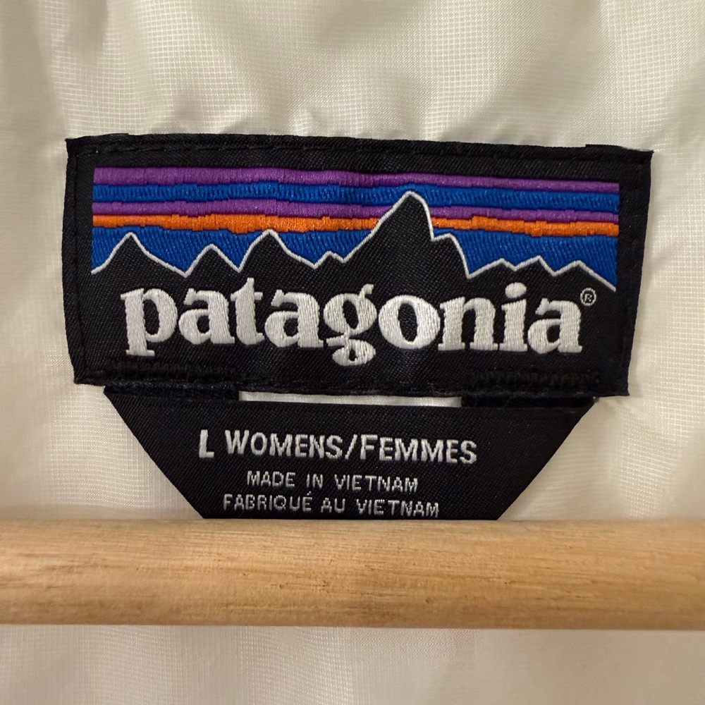 Patagonia Nano Puff Vest Women's Size Large Birch White - Picture 3 of 7